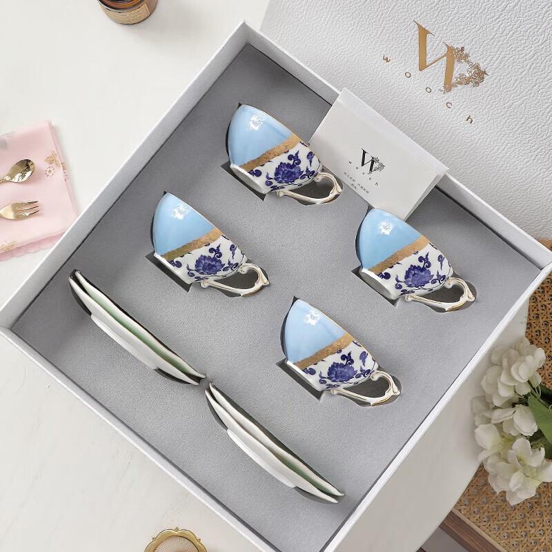 WOOCH Exquisite Ceramic Cup & Saucer Gift Set