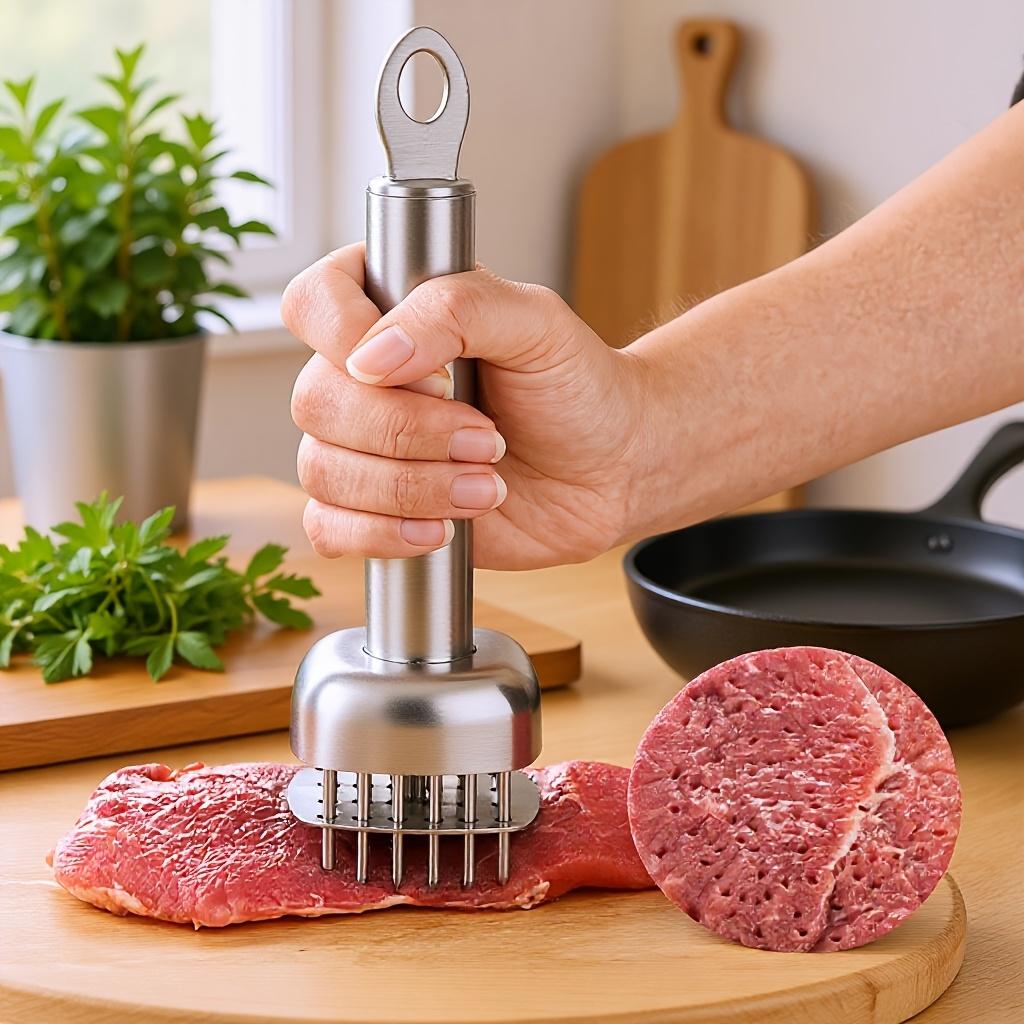 1pc 304 Stainless Steel Meat Tenderizer Needle/Professional Kitchen Tool for Steak, Beef, Pork & Chicken/Durable Material,