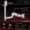 Adjustable Monitor Stand with Mechanical Arm and Portable Base