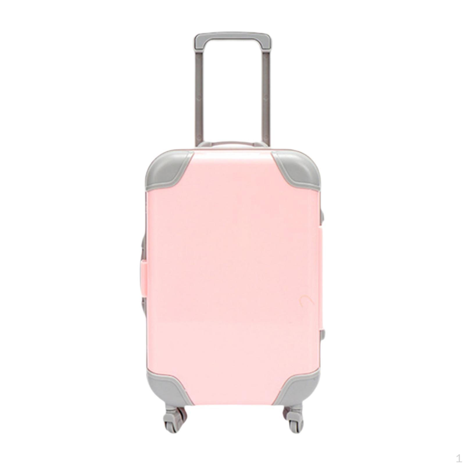 

Коробка для конфет для миниатюрных кукол Чемодан и игровой набор Решение для хранения розовый