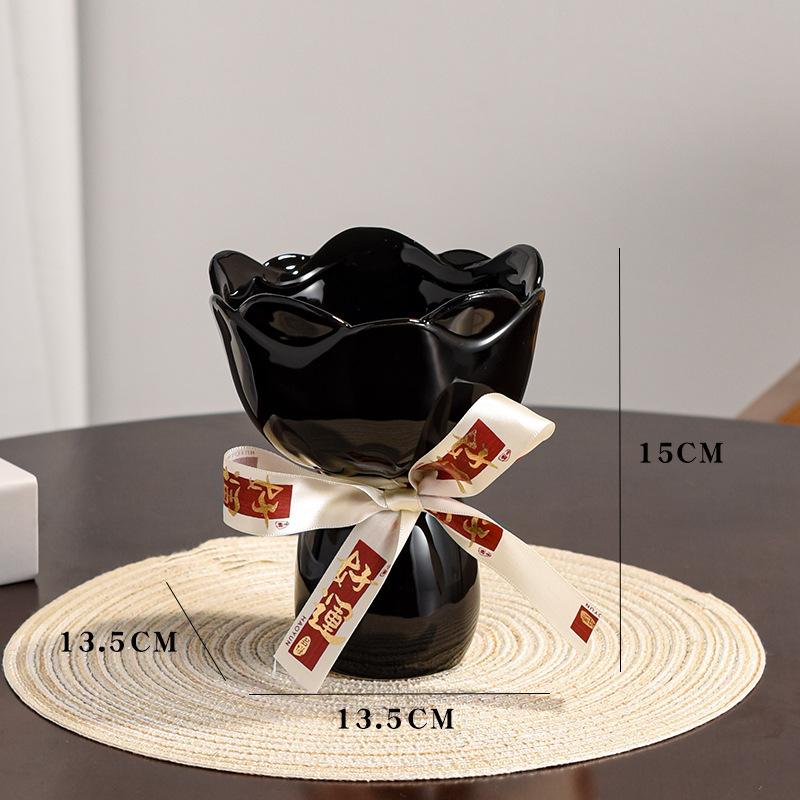 

Light Luxury Antique Vase High Aesthetic Value Small Size Floral Arrangement Decor Premium Texture Wedding Table Ornament