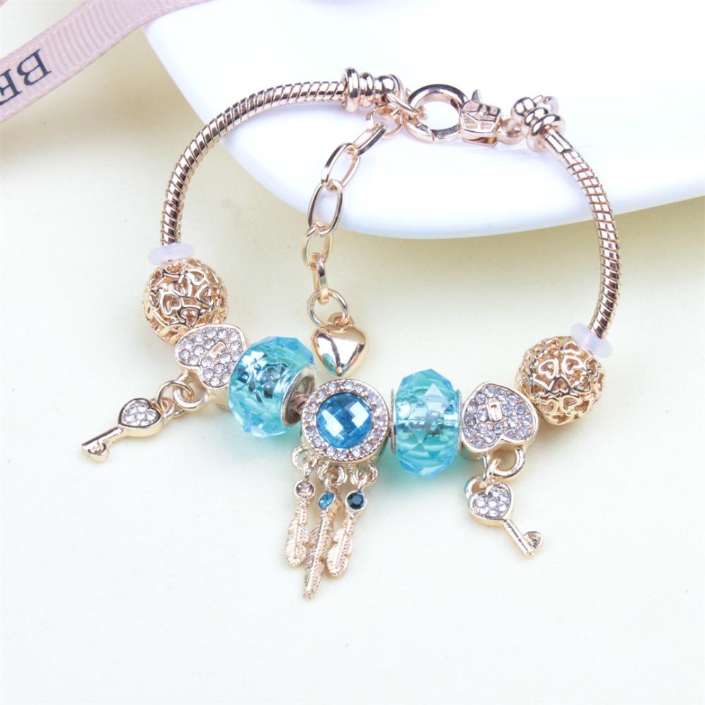 Beaded Bracelet Bangle Multi Element Stainless Steel Copper Alloy Open Spring Snake Bone Chain