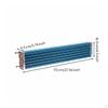 Copper Tube Aluminum Fin Evaporator Refrigerator Condenser Coil Finned Heat Exchanger for