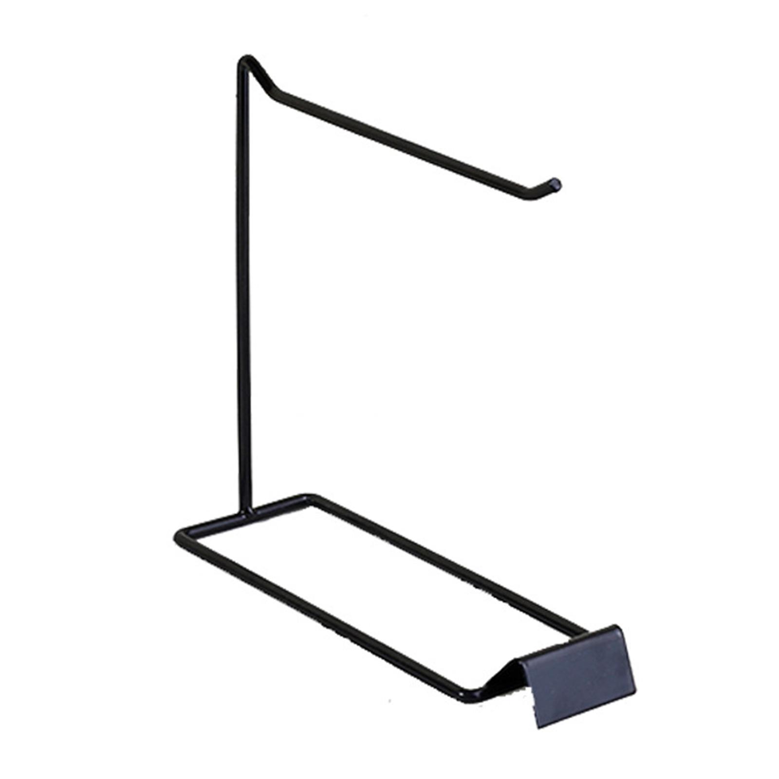 

Отдельно стоящий железный держатель для украшений для туалетного столика и розничных магазинов, органайзер для ожерелий и цепочек для рук, металлическая вешалка чёрный