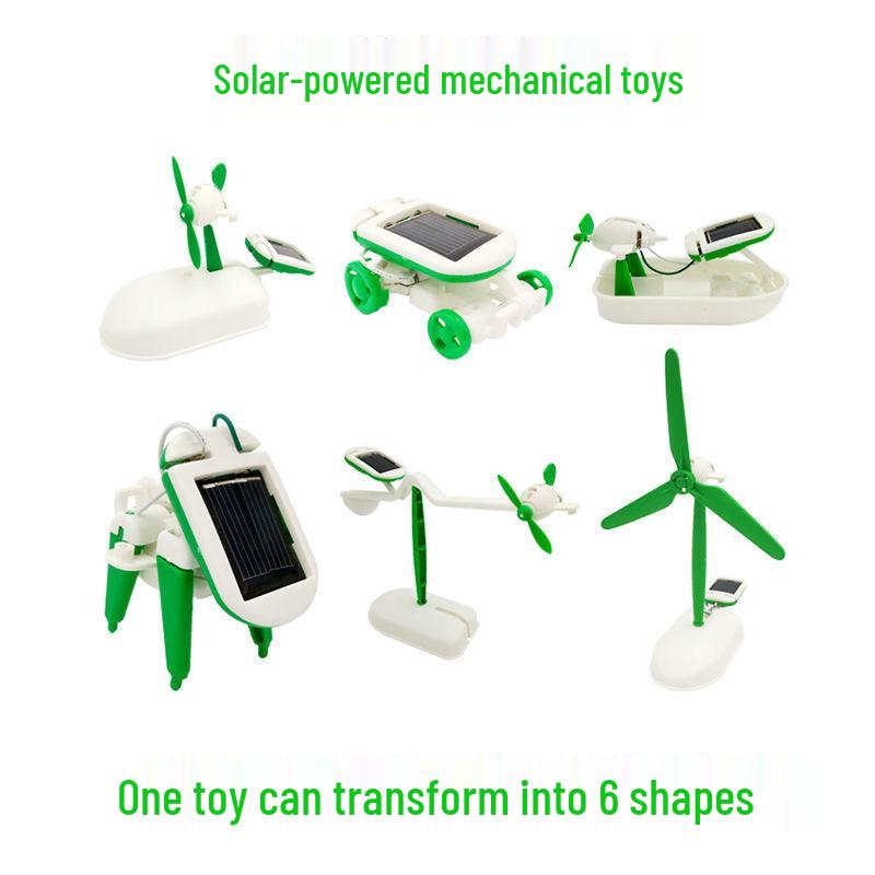 6-in-1 DIY Solar Robot Science Kit for Kids