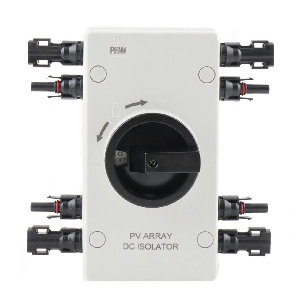 Electrical Switch Marine Isolation Switch Black White DC Isolating Switch Design Insulation Voltage 1500V Energy Control System