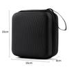 Anti-squeeze Hard EVA Earphone Carrying Case Durable Portable Zipper Storage Box for Travel Earbud Protection 1PC Black