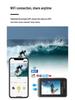 4K Sports Action Camera with Anti-Shake, Touchscreen, Wireless Connectivity, for Cycling & Fishing