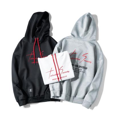 Men's Hoodie Hooded Pullover Long Sleeves Sweatshirt Korean Version Simple Casual Sports Hoodie