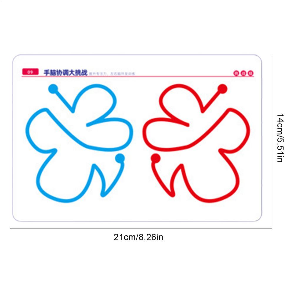 Brain Collaboration Training Card HandBrain Coordination Action Practice Development Set Concentration Attention Fine Motor Card