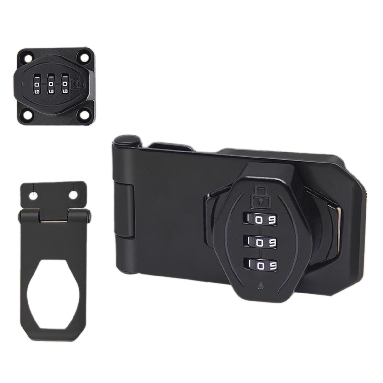 

Многоцелевой замок для складных дверей без ключа, комбинированный, с поворотной ручкой и защелками для шкафа и двустворчатой двери A