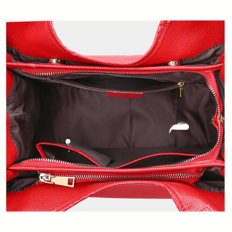 Damentasche Neue Top-Umhängetasche aus Leder Modische, vielseitige Tragetasche Handtasche mit großer Kapazität