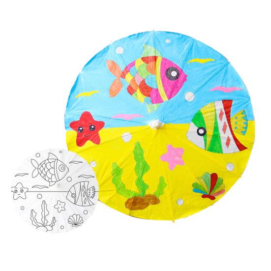 40/60CM DIY Hand-Painting Paper Umbrella Chinese Style Decorative White Oil-paper Umbrella with Wooden Handle Kids Coloring Oriental Umbrella Crafts