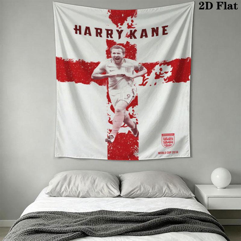 Harry Kane Legend  Wall Hanging Printed Fabric Blanket Decorative Tapestries for Bedroom Living Room Home Decor