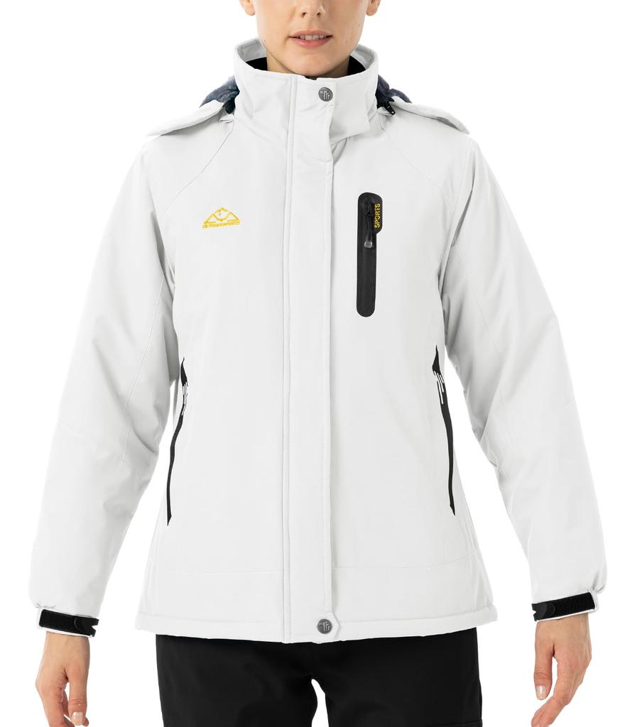Outdoor Fleece Mountain Water Climbing Cold Weather Ski Detachable Work Winter Clothes [Gopune] Women's Jacket, Lining, Parka, Repellent, Clothes,