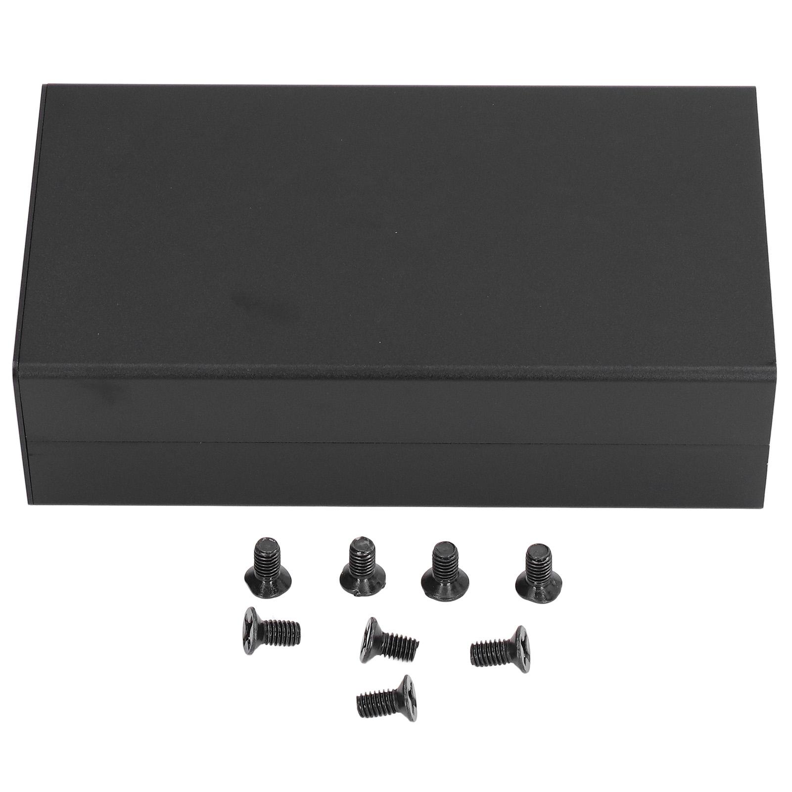 

Aluminum Alloy Electric Box Power Amp Project Case Split Enclosure 58x110x200mm Matte Black