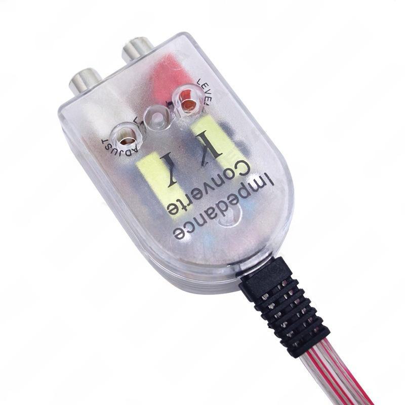 Car Audio High to Low Frequency Voltage Converter and Output Connector