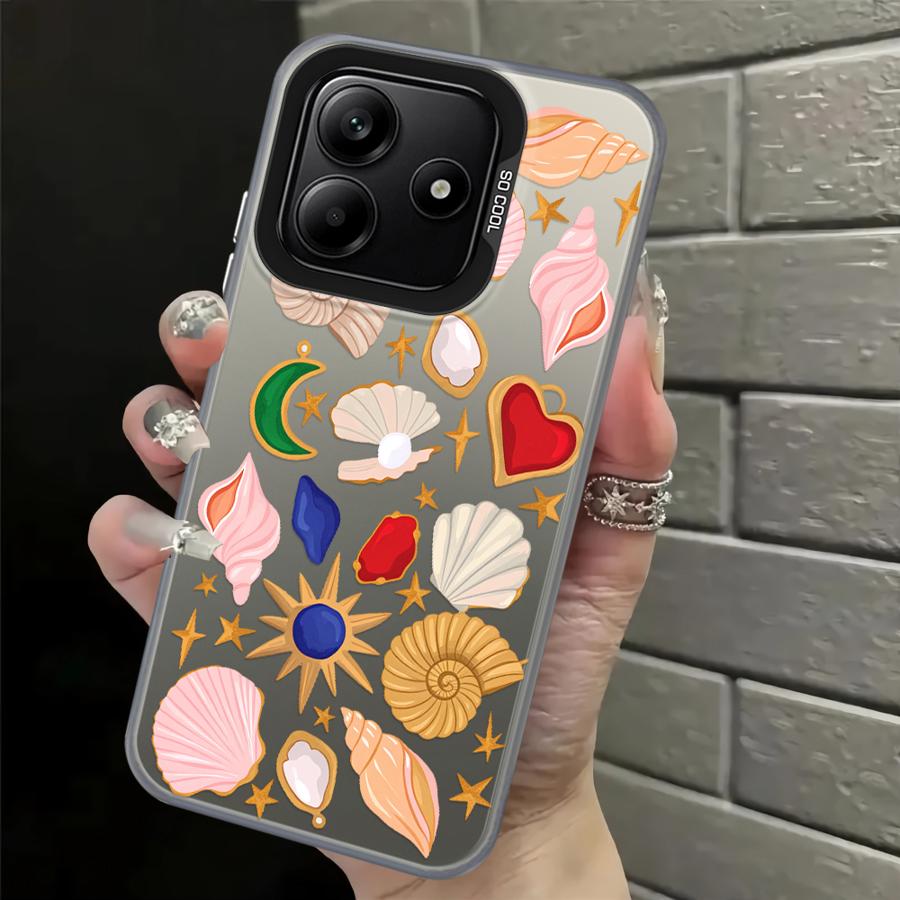 

Задняя крышка-чехол для телефона для Xiaomi Redmi Note 14 11s 11 12 Pro Note 13 Pro Plus 12s Оболочка Цветок Redmi Note 10 Lite