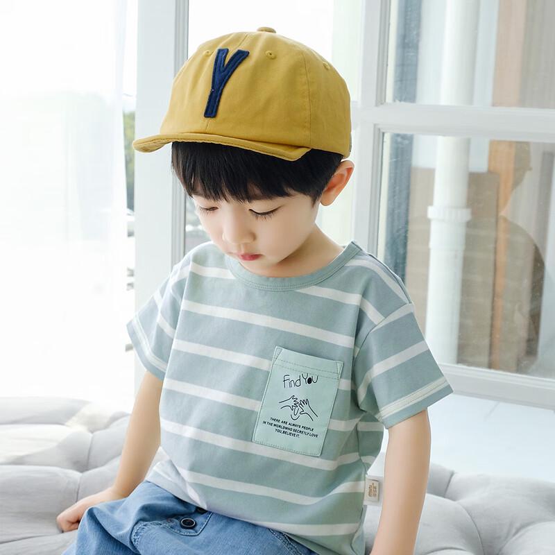 

Duoduo Boys Striped Short Sleeve T-Shirt 160