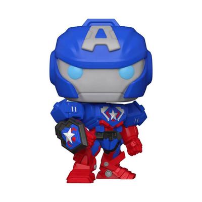 Captain America Marvel Mech 10 אינץ' פופ בלעדי בארה"ב! ויניל