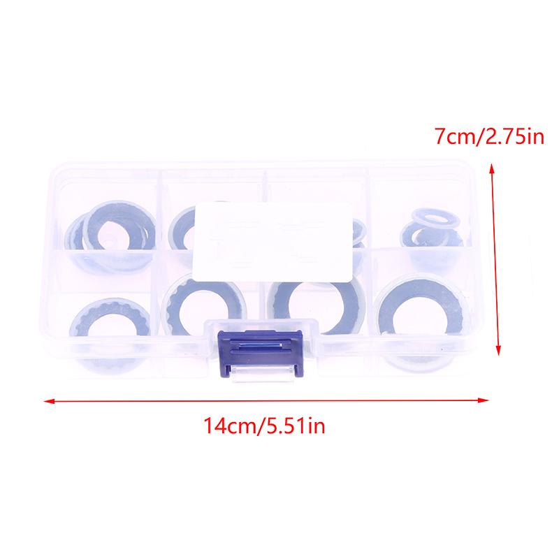 30 juntas de sellado para sistemas de aire acondicionado automotriz, juntas de válvula de expansión, juntas de culata y juntas de compresor.