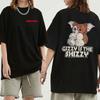 Sommer Rund Hals  “GIZZY IS THE SHIZZY”  Trykt Topp Moderne Casual Ren Bomull Kortermet Herre- og Dame Unisex T-skjorter