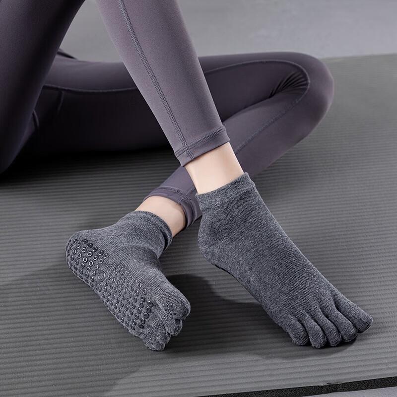WEZHO Professional Anti-Slip Five-Finger Yoga Socks
