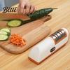 Outdoor Camping Cuter Sharpener Electric Cutter Sharpener Two-speed Grinding USB Rechargeable Non-slip Safe Base Quick Polishing Tool for Household