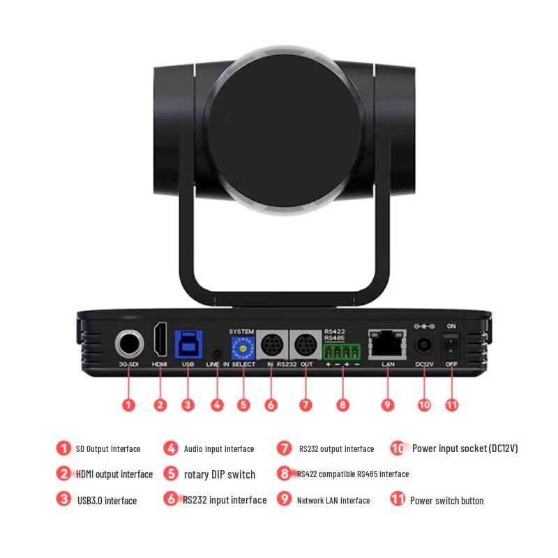 TCHD TC-420K 4K Live Streaming PTZ Camera (CN version)