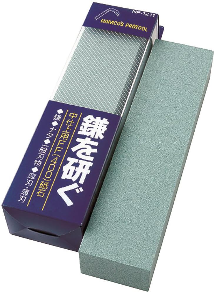 Naniwa Polishing Industry GC Square FF Sickle Whetstone NAMCO'S NP-1211