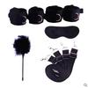 Bondage Gear Sets SM Slave Handcuff Leg Restraint Eyeblinder Teaser Sex Toy Kits Couple Adult Fetish Games Sex Bondage Toy