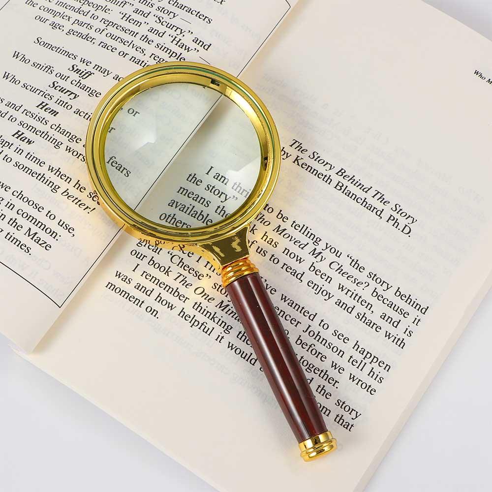 Science Tool Jewelry Reading Book Loupe Loupe Magnifier Magnifying Glass Reading Newspaper