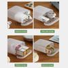 Clear Storage Box With Lid Dustproof Data Cable Headphone Organizer Charger Container Cases For Home Office