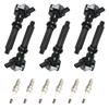 6 Ignition Coils Spark Plugs UF730 For Land Rover Discovery 2017-2020