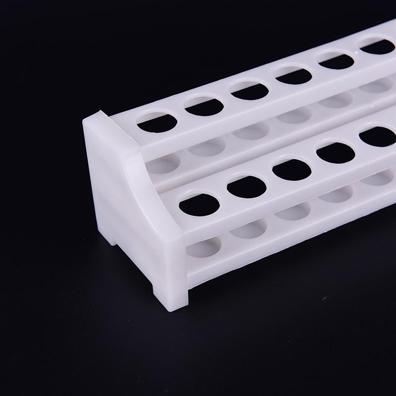 20 Holes Plastic Test Tube Rack Testing Tubes Holder Storage Stand Lab Supplies