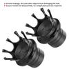 Front Axle Cap Covers Distinctive Crown Styling CNC Aluminum Alloy for Motorbike ModificationBlack