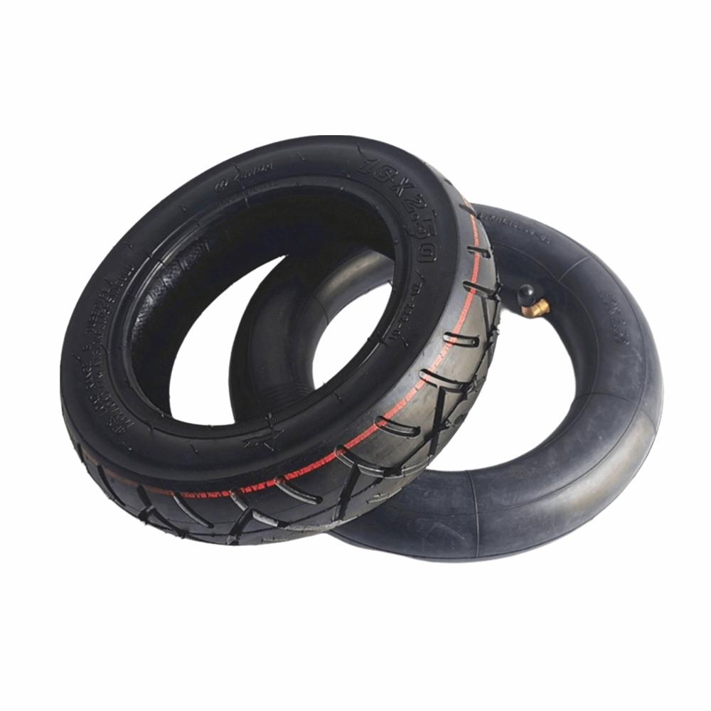 Black Electric Scooter Tyre 10 X 2.50 (60/85-6) Pneumatic Wheel Tire Electric Scooters