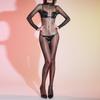 Fun Aurora Onesie Stockings Sexy Open Crotch Free Pullover Ultra-Thin Oil-Shiny Onesie Into Body Stockings