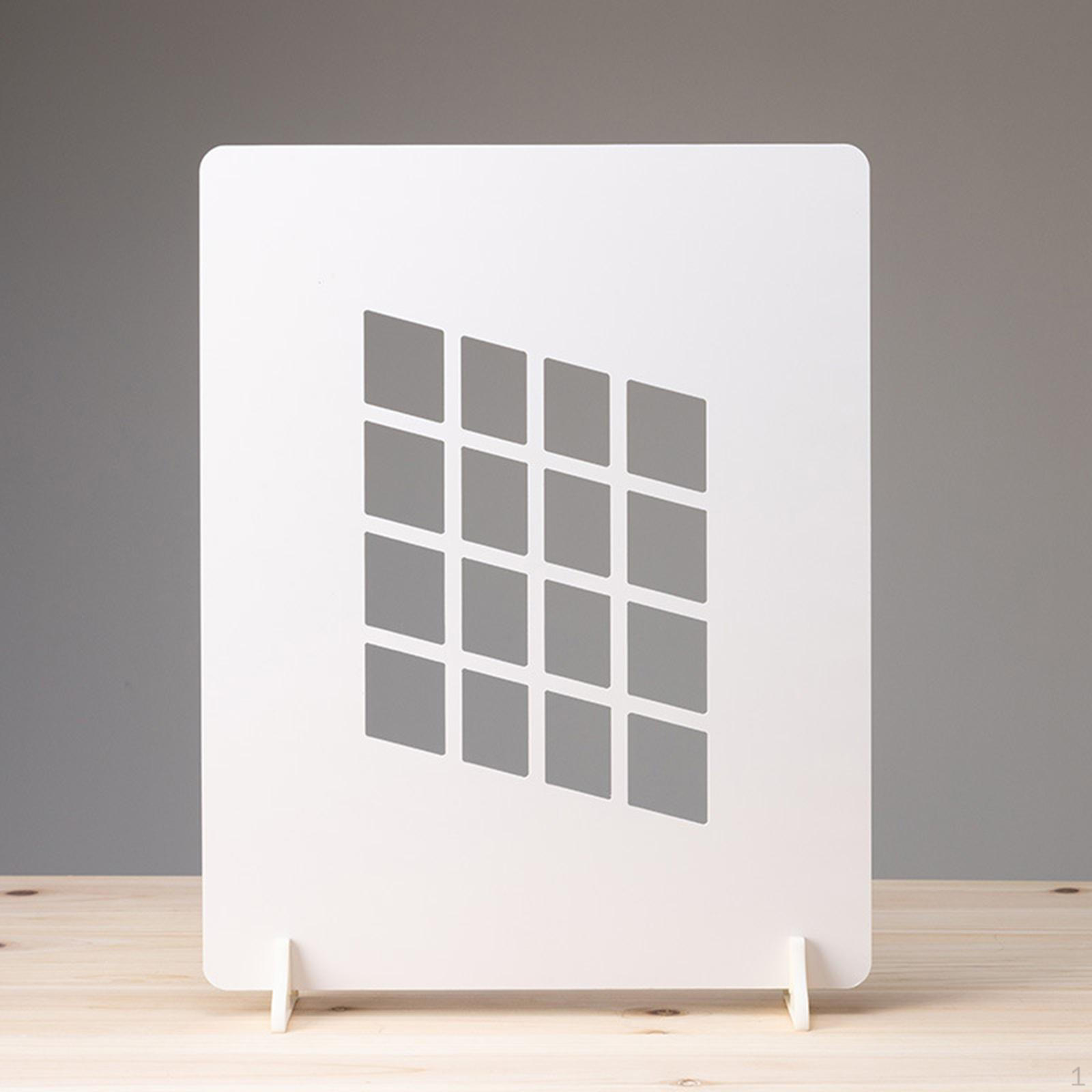 

Фон Shadow Board Window Light Багаторазовий харчовий ПВХ Photo Prop Водонепроникна косметика angled corner window