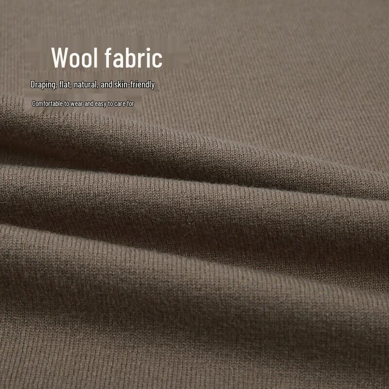 HLA Klassischer Rundhals-Strickpullover für Herren