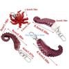 HX6F Octopus and Squid Claw Keyring Decoration Bag Pendant Multifunctional Keychain Charm Stylish Phone Charm Decoration
