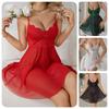 Summer Premium Mesh Nightgown Pure Desire Hollow Sheer Sexy Women's Comfortable Loungewear 653 Lightweight Flirty Sleepwear Ideal for Warm Weather