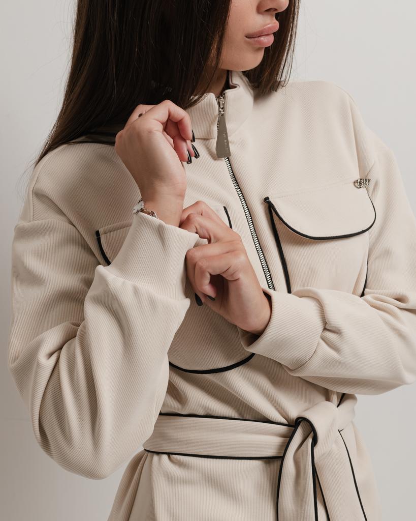 Autumn Dress Of White 5033 36 Milk