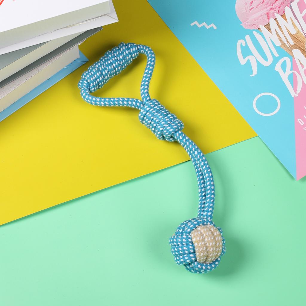Interactive Dog Rope Toys Bite Resistant Interactive Cotton Rope Chew Toys Suitable for Aggressive Chewers
