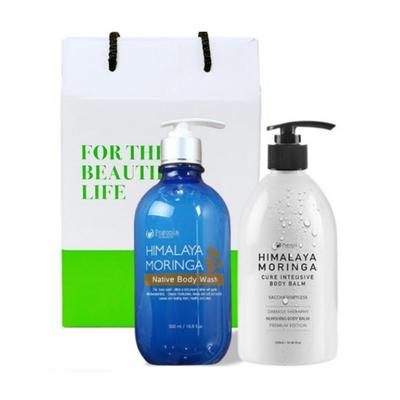 Dárková sada Intenzivního tělového balzámu Pogonia Moringa Body Wash and Cure