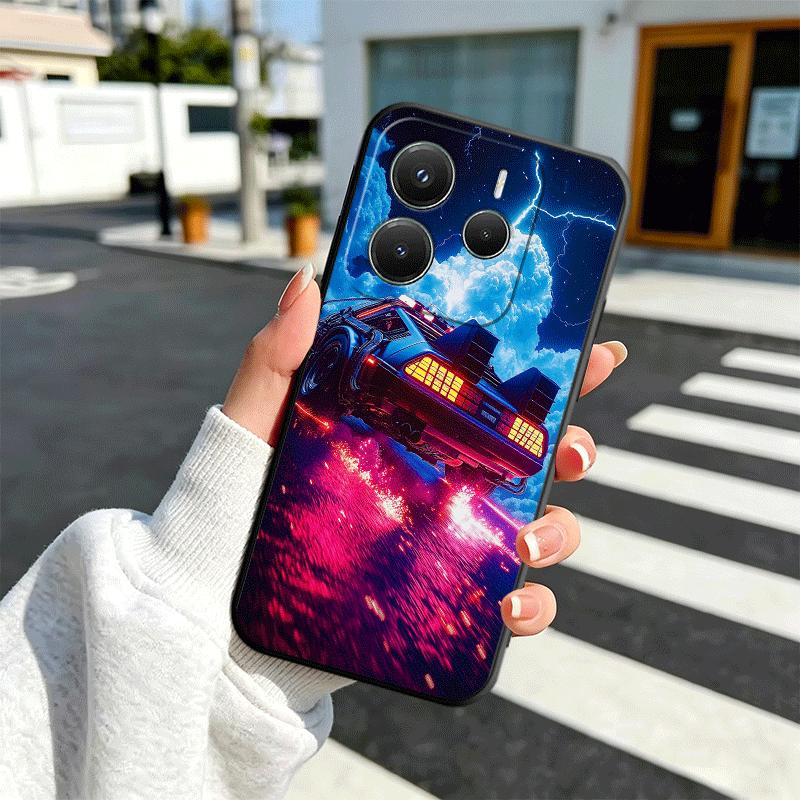 Back To The Future Soft Phone Case for Xiaomi Redmi Note 12 13 14 15 Pro Plus 11 12S 11S 11T 10 4G Black Cover Back Shell
