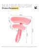 Dog Cat Bath Shower Grooming Brush Size Adjustable Cleaning Massage Hair Comb Brush Pet Hair Remover Brush