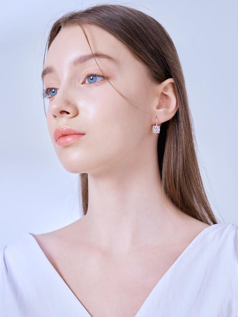 14K Spark One-Touch Earrings (Gold Pin) ELGPEE447