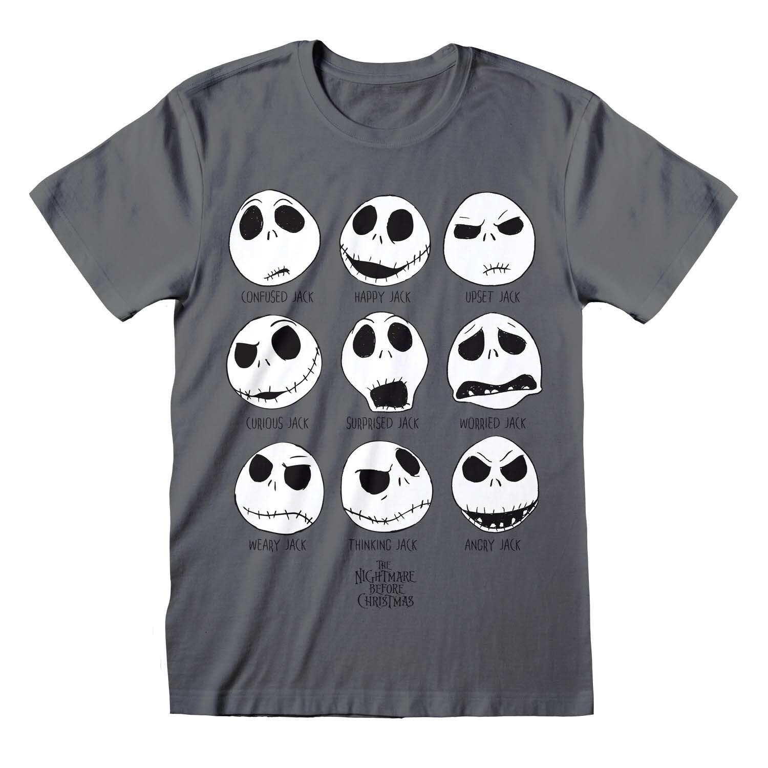 Nightmare Before Christmas Many Faces Official Merchandise T-Shirt MLXL - XL