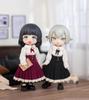 Obitsu 11 OB11 Size Outfit for Obitsu Dolls Lolita Style Classical Blouse and 6 Colors (11cm Body) Set, Skirt, (Black)